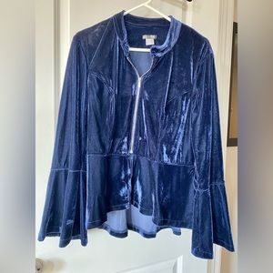 Cute velvet like sweater